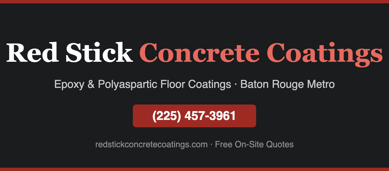 Image for Red Stick Concrete Coatings with ID of: 7179878