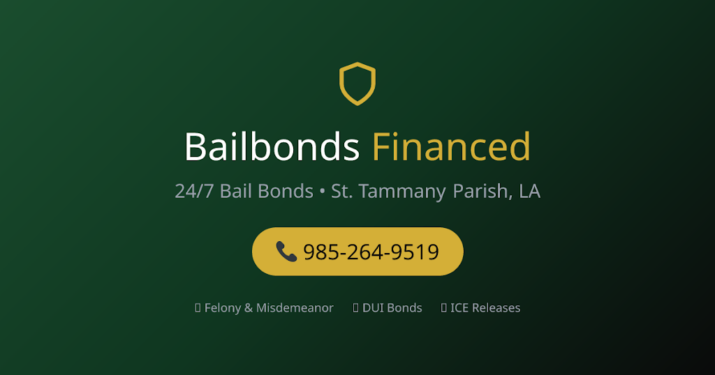 Image for BailBonds Financed with ID of: 7231578