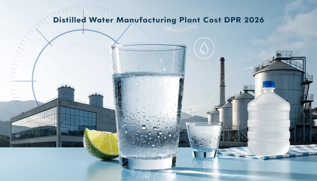 Image for Setup a Distilled Water Manufacturing Plant 2026 DPR: Machinery, Raw Materials & Cost Analysis with ID of: 7005469