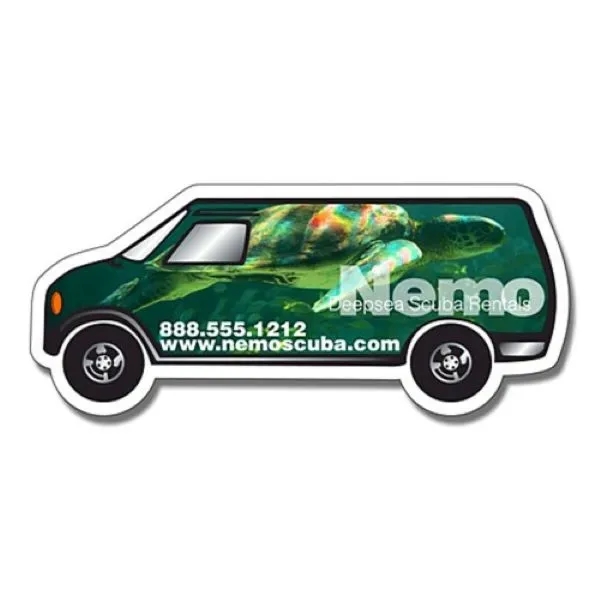 Image for Van Shape (5.25x2.25) Magnet with ID of: 7016196