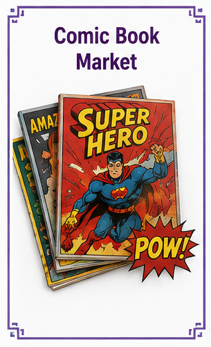Image for Comic Book Market Dynamics Influenced by Manga Popularity Across Global Youth Audiences with ID of: 7031356