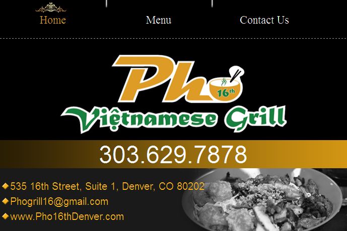 Image for Pho 16th Vietnamese Grill with ID of: 703872