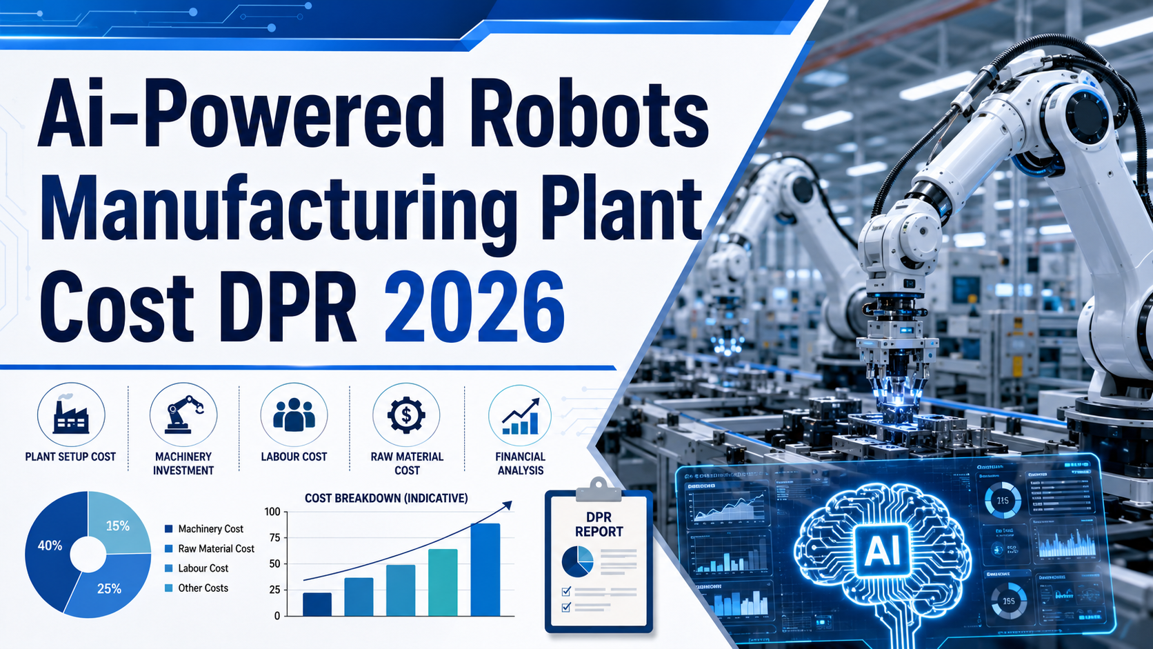 Image for Setting Up an Ai-Powered Robots Manufacturing Plant Cost 2026 DPR: Machinery & Investment Guide with ID of: 7050587