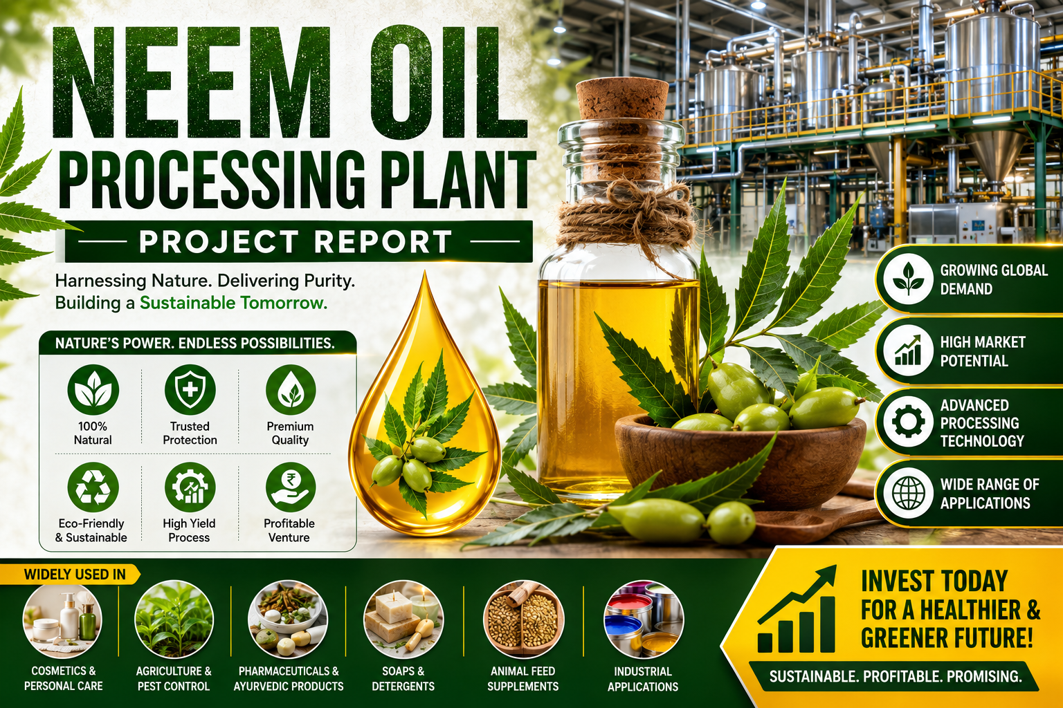 Image for Neem Oil Processing Plant Cost Report 2026: CapEx/OpEx Analysis with Profitability Forecast with ID of: 7060531