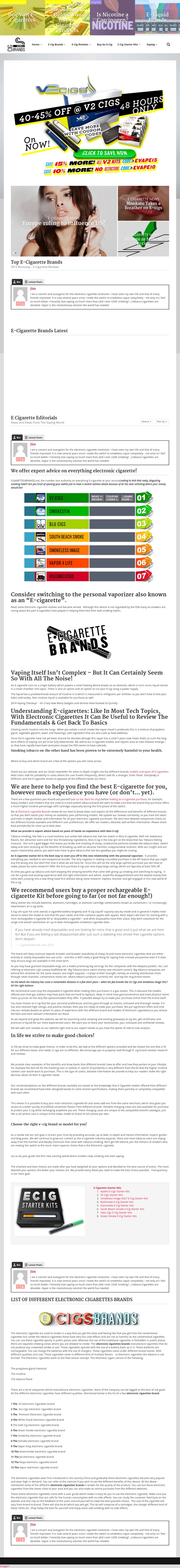 Image for CIG Brands - America's No.1 E-Cigarette with ID of: 706241