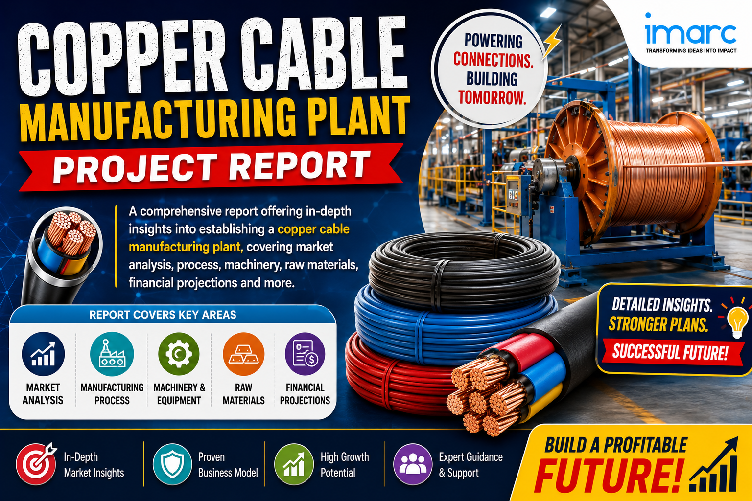 Image for Copper Cable Manufacturing Plant Feasibility Report 2026: CapEx, OpEx, Profit Margin & ROI Analysis with ID of: 7062733