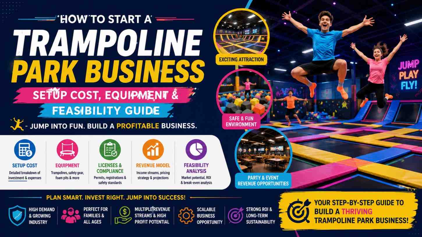 Image for How to Start a Trampoline Park Business: Setup Cost, Equipment & Feasibility Guide with ID of: 7106712