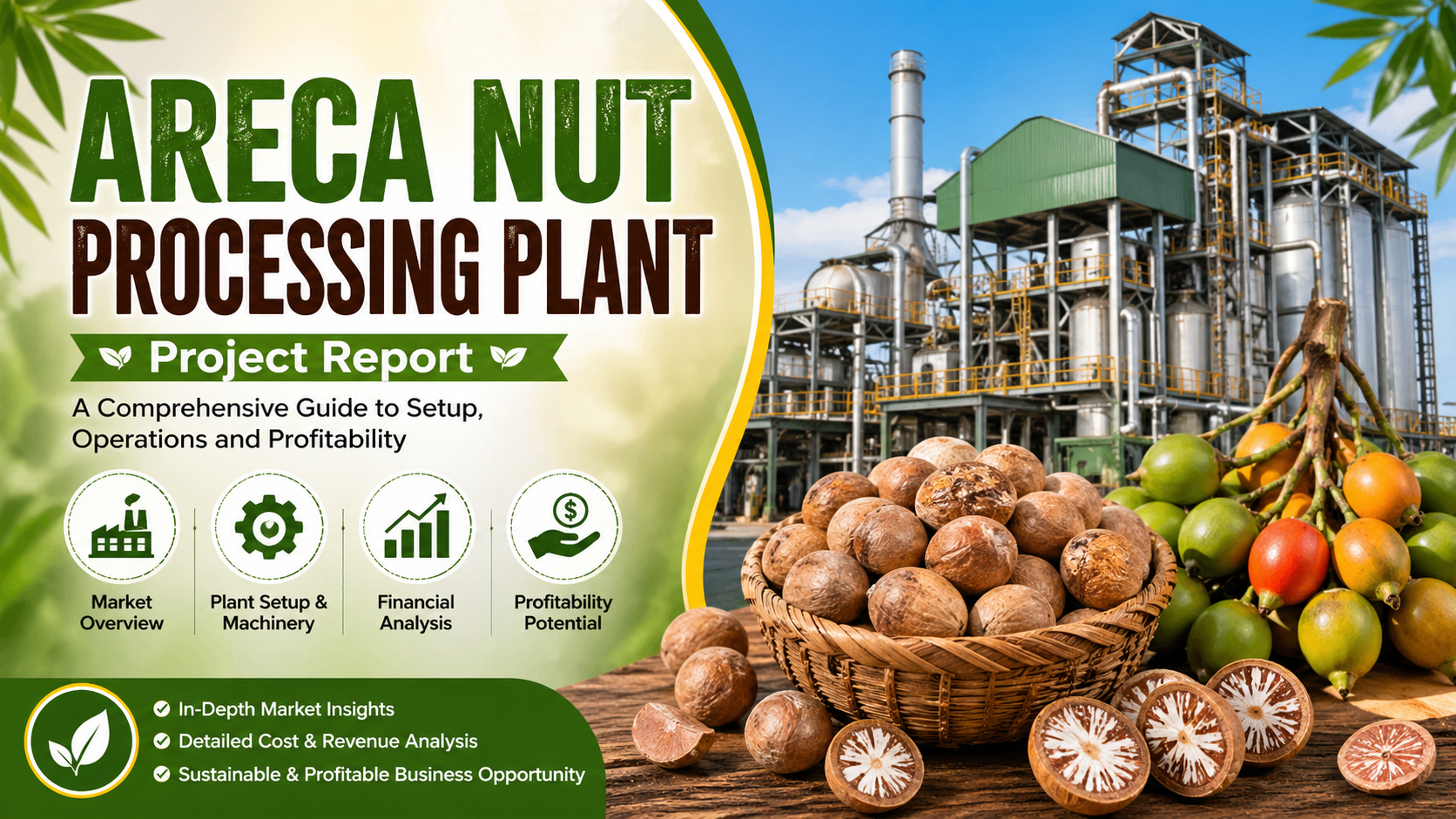 Image for Areca Nut Processing Plant Setup and Cost Structure Analysis 2026 | Detailed Project Report with ID of: 7110755