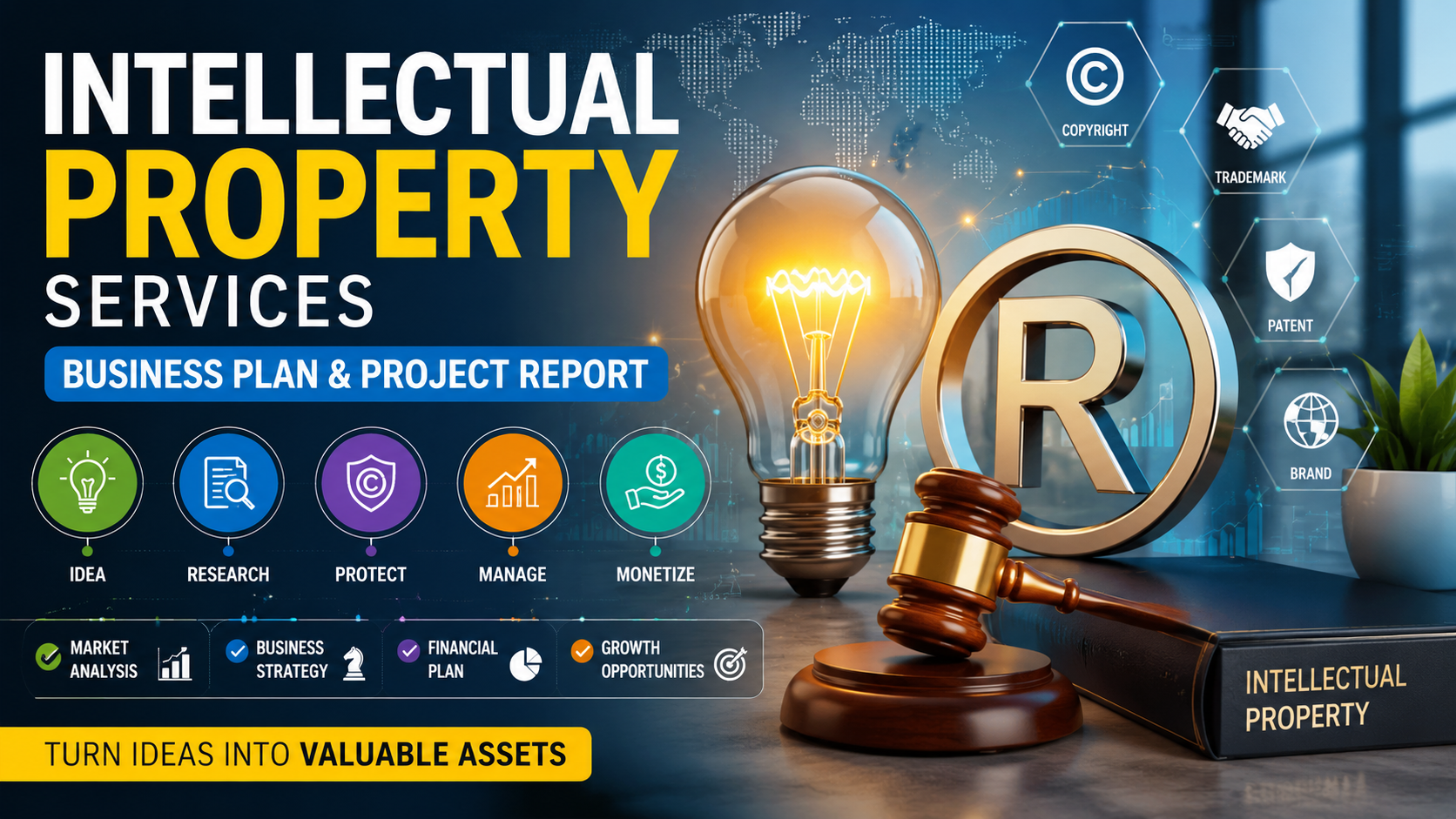 Image for Intellectual Property Services Business Plan 2026: Capital Investment and Cost Breakdown with ID of: 7114107
