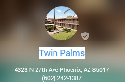 Image for Twin Palms with ID of: 711496