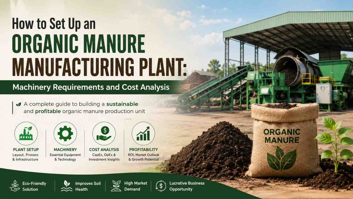 Image for How to Set Up an Organic Manure Manufacturing Plant: Machinery Requirements and Cost Analysis with ID of: 7132596