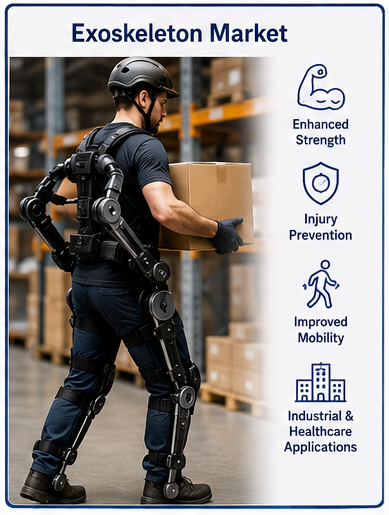 Image for Exoskeleton Market Growth Fueled by Healthcare and Industrial Adoption with ID of: 7147118