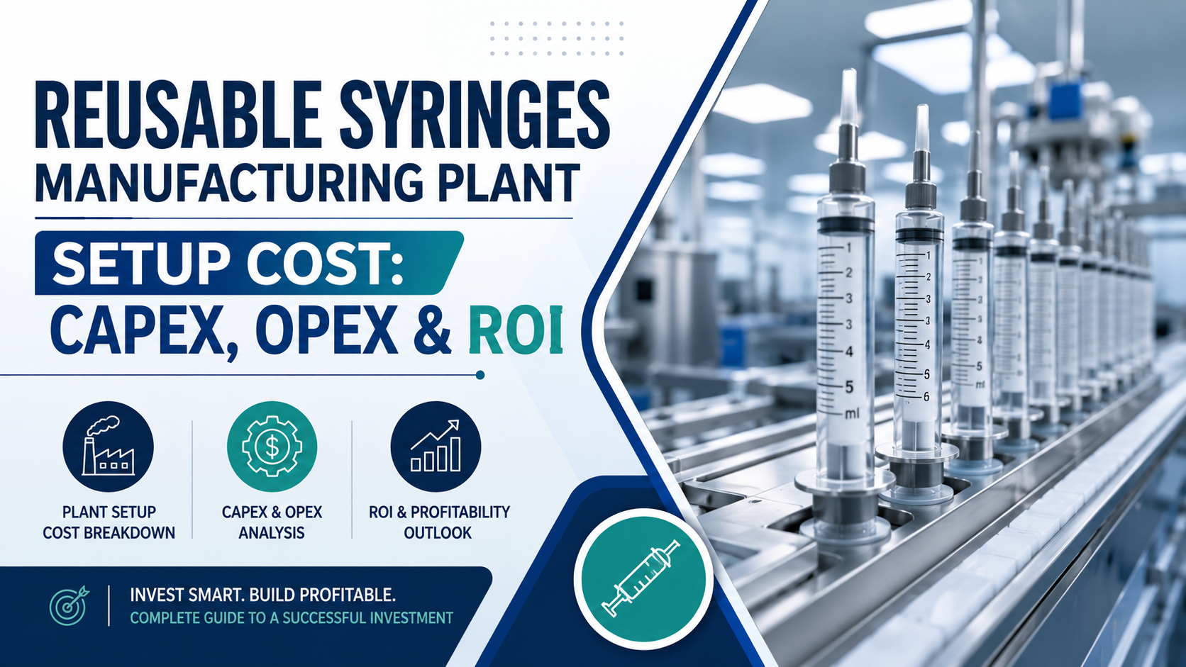 Image for Reusable Syringes Manufacturing Plant Setup Cost: CapEx, OpEx & ROI with ID of: 7172483