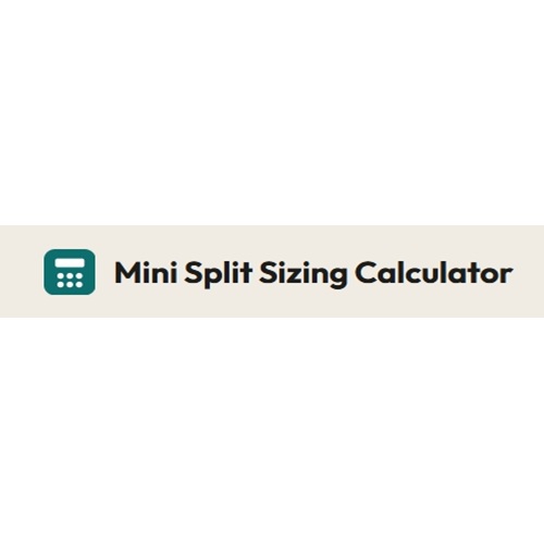 Image for Mini Split Sizing Calculator with ID of: 7193440