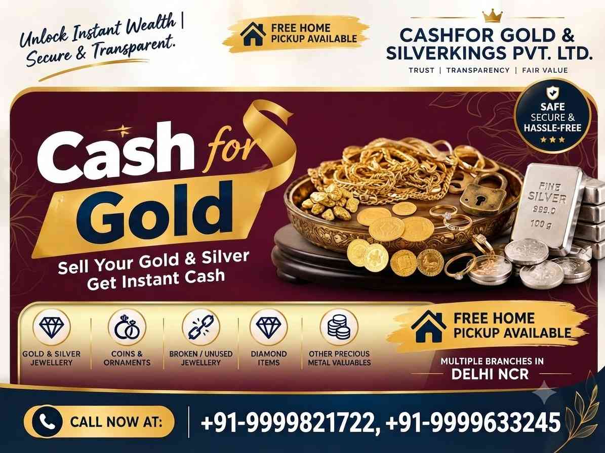 Image for How Does a Gold Buyer in Dwarka Make Gold Selling Easier? with ID of: 7219648