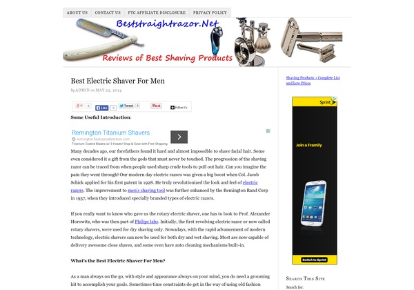 Image for best electric shaver for sensitive skin with ID of: 733624