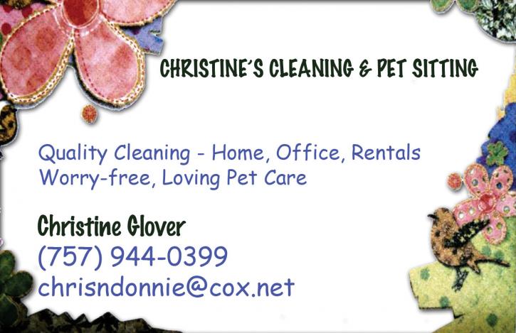 Image for Christine's Cleaning & Pet Sitting with ID of: 789025