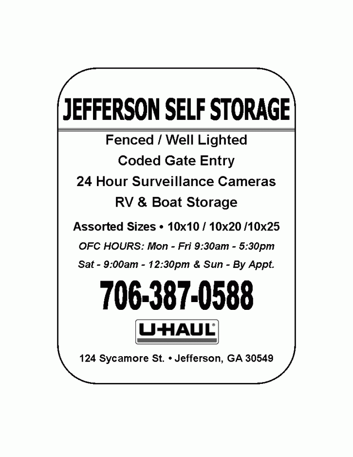 Image for JEFFERSON SELF STORAGE with ID of: 91710