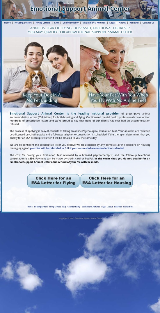 Image for Emotional Support Animal Center with ID of: 827818