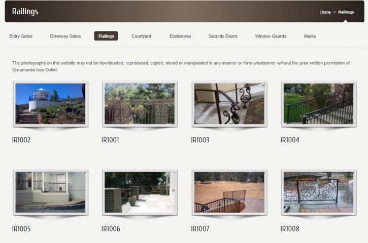 Image for Iron railing with ID of: 833530