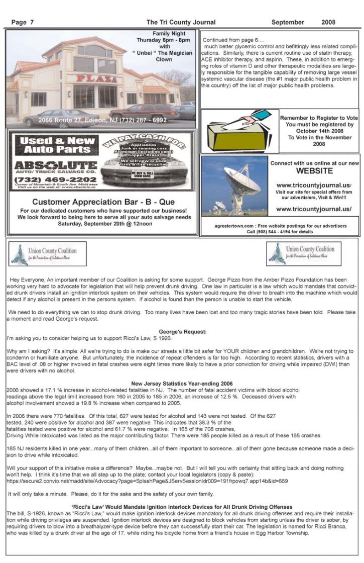 Image for TRICOUNTY JOURNAL SEPTEMBER 08 with ID of: 83891