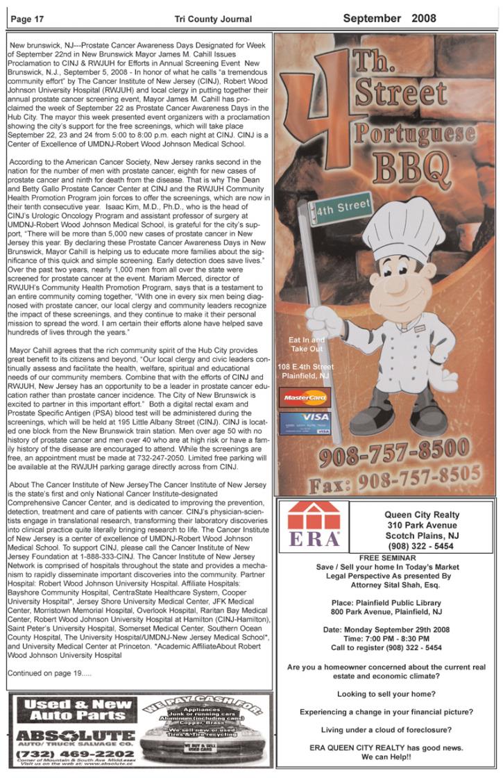 Image for TRICOUNTY JOURNAL SEPTEMBER 08 with ID of: 83901