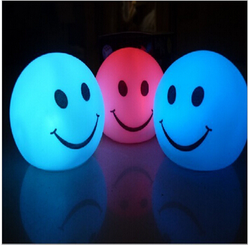 Image for Colors Changing LED Smiling Face Shape Night Lights Lamp for Party Bedroom Decor Wedding Christmas with ID of: 839070