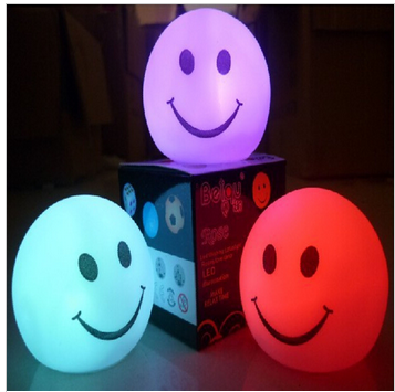 Image for Colors Changing LED Smiling Face Shape Night Lights Lamp for Party Bedroom Decor Wedding Christmas with ID of: 839074