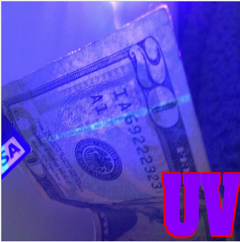 Image for UV LED Flashlight Mini Keychain Checking ID Currency Passports with ID of: 843234