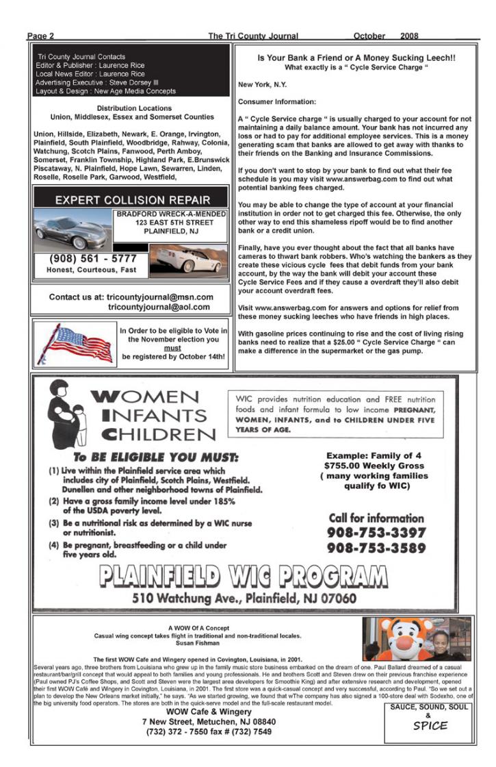 Image for TRICOUNTY JOURNAL OCTOBER 2008 with ID of: 84392