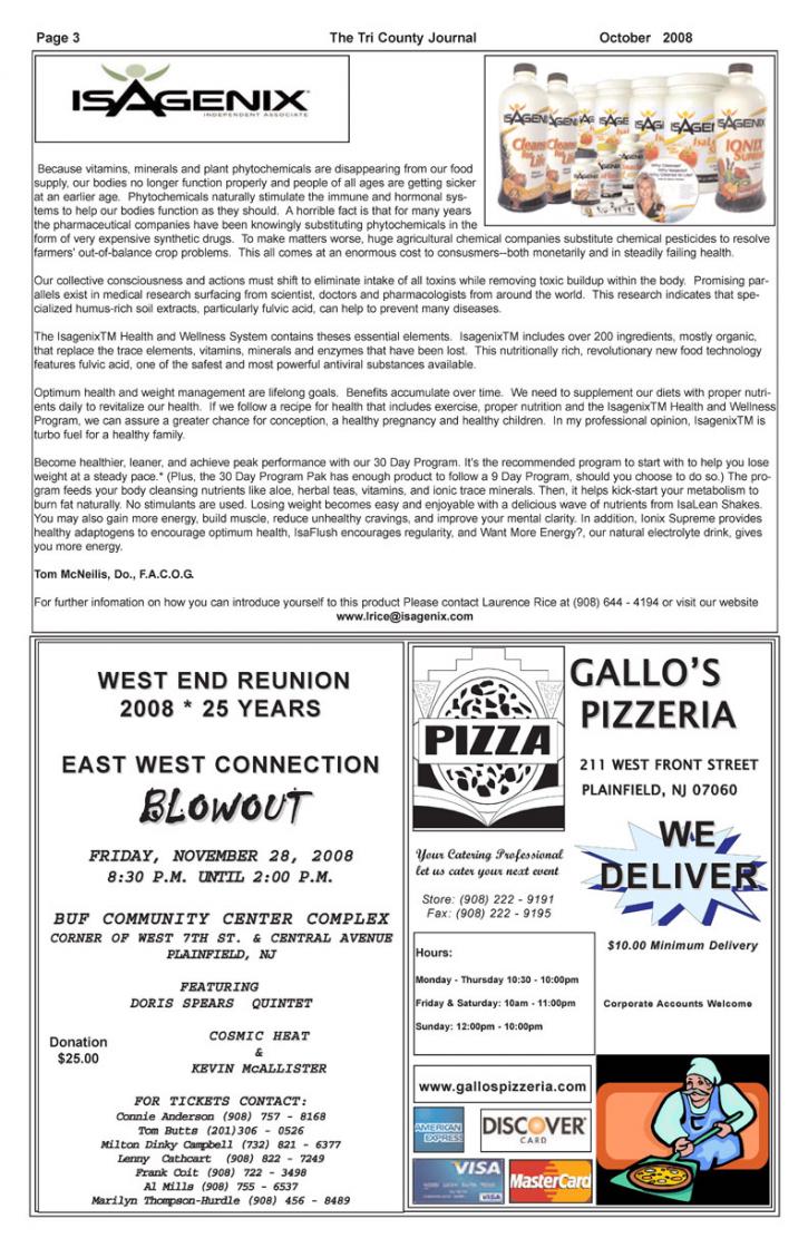 Image for TRICOUNTY JOURNAL OCTOBER 2008 with ID of: 84393