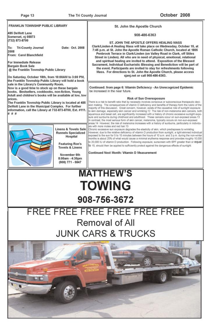 Image for TRICOUNTY JOURNAL OCTOBER 2008 with ID of: 84403
