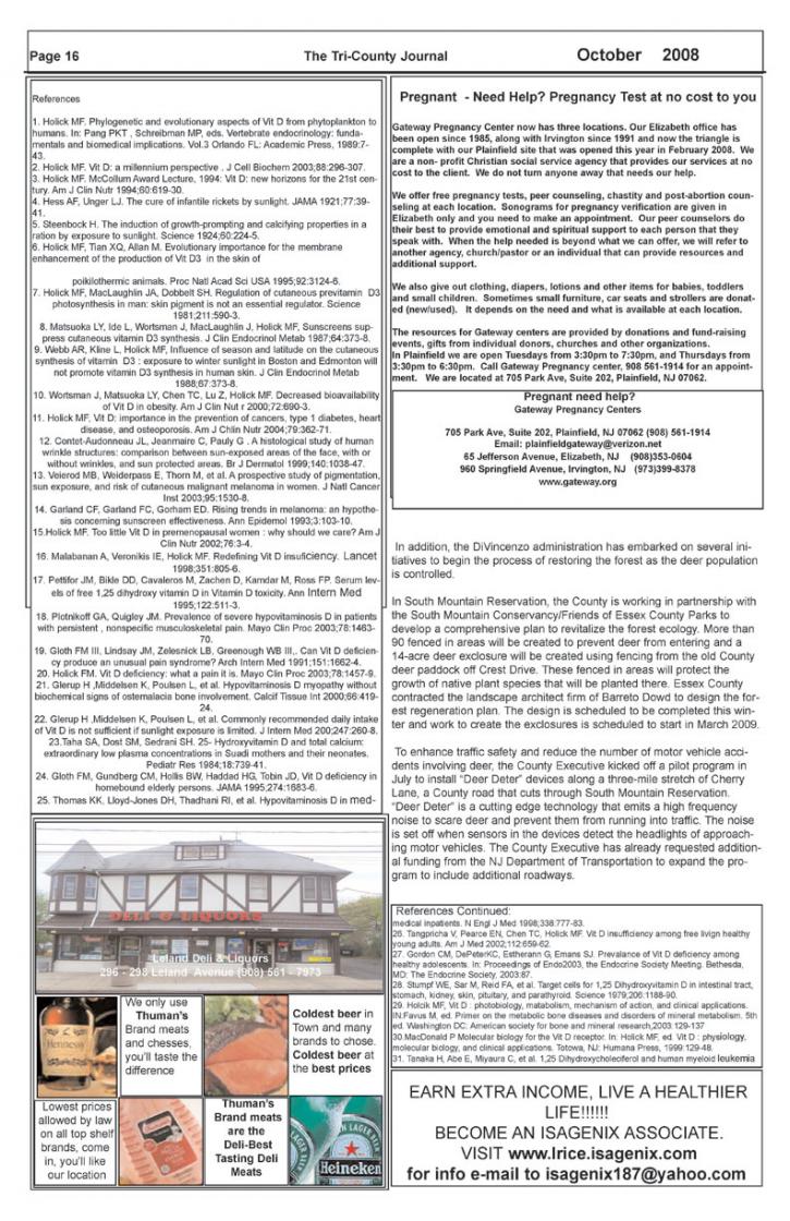 Image for TRICOUNTY JOURNAL OCTOBER 2008 with ID of: 84406