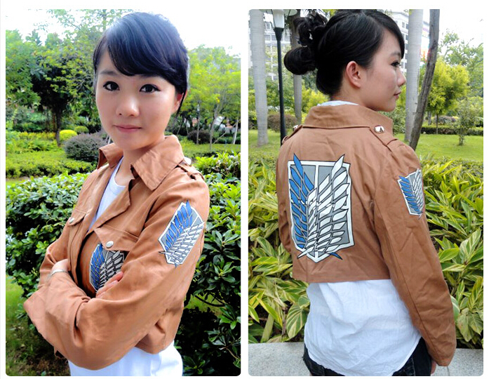 Image for Attack on Titan Scouting Legion Jacket cosplay dress(size:M/L/XL/XXL) with ID of: 846724