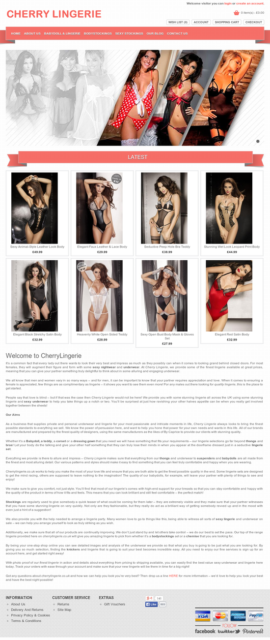 Image for Cherry Lingerie - Offers Everything That You Need with ID of: 854041