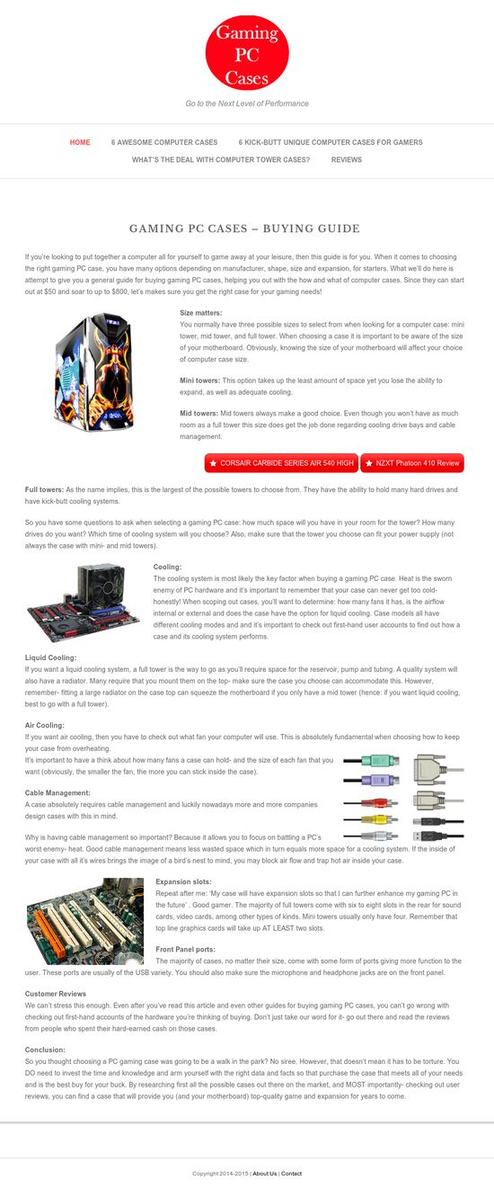 Image for Gaming PC Cases with ID of: 855124