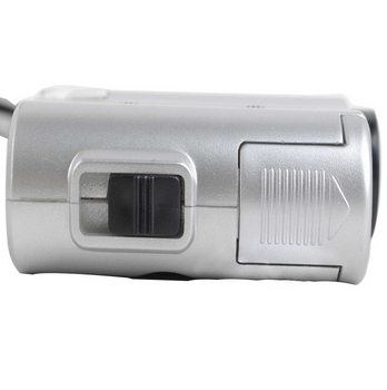 Image for 30X 60X Mini Pocket Magnifier Microscope Loupe LED Currency UV Detector with ID of: 864271