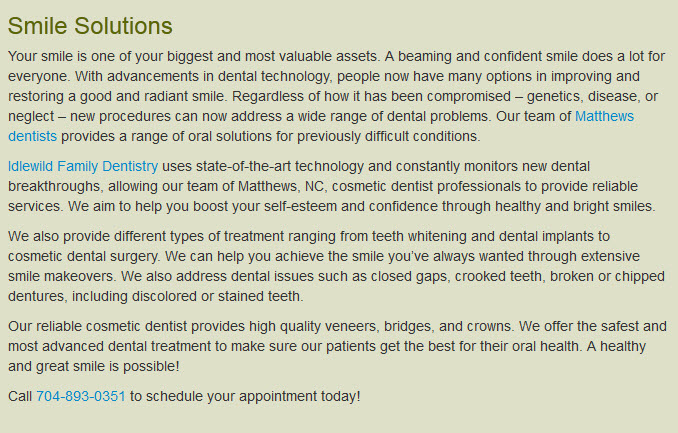 Image for Idlewild Family Dentistry with ID of: 870038