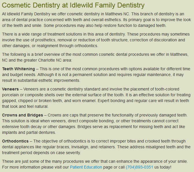 Image for Idlewild Family Dentistry with ID of: 870040