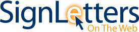 Image for Sign Letters On The Web with ID of: 875708