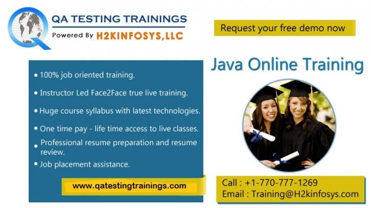 Image for Java Online Training and Placement Assistance in USA,UK with ID of: 879020
