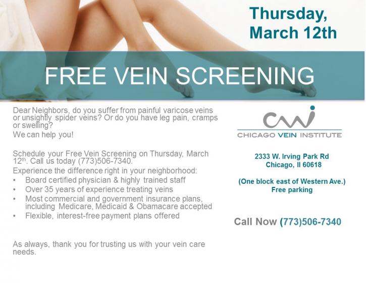 Image for Free Vein Screening with ID of: 881071