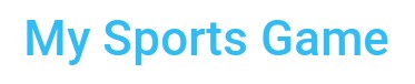Image for Mysports Game with ID of: 884326