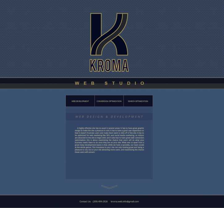 Image for Web Design, Kroma Web Studio, 209-499-2928 with ID of: 910409