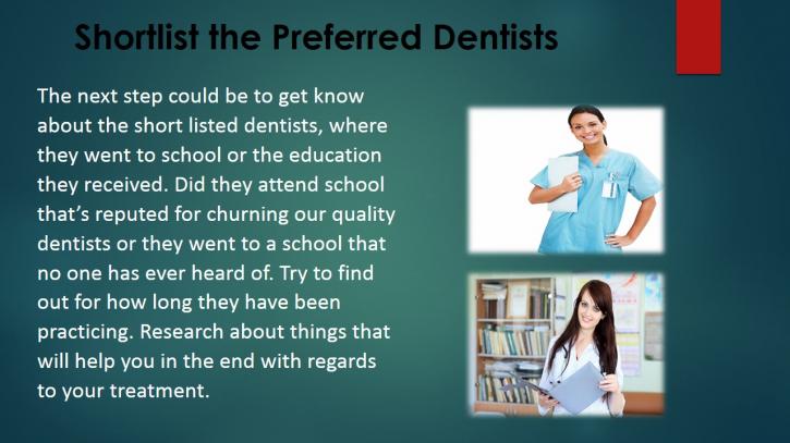 Image for How Can One Choose the Right Dentist? with ID of: 921877