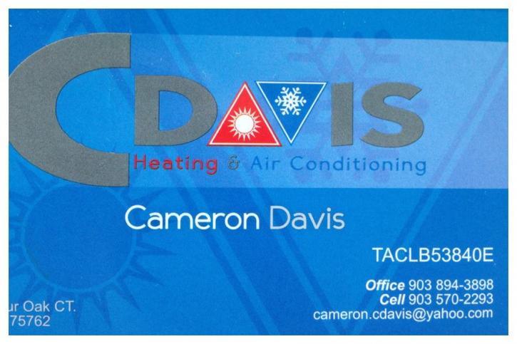 Image for C. Davis Heating and Air with ID of: 942174