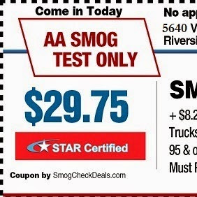 Image for AA Smog Test Only with ID of: 953612
