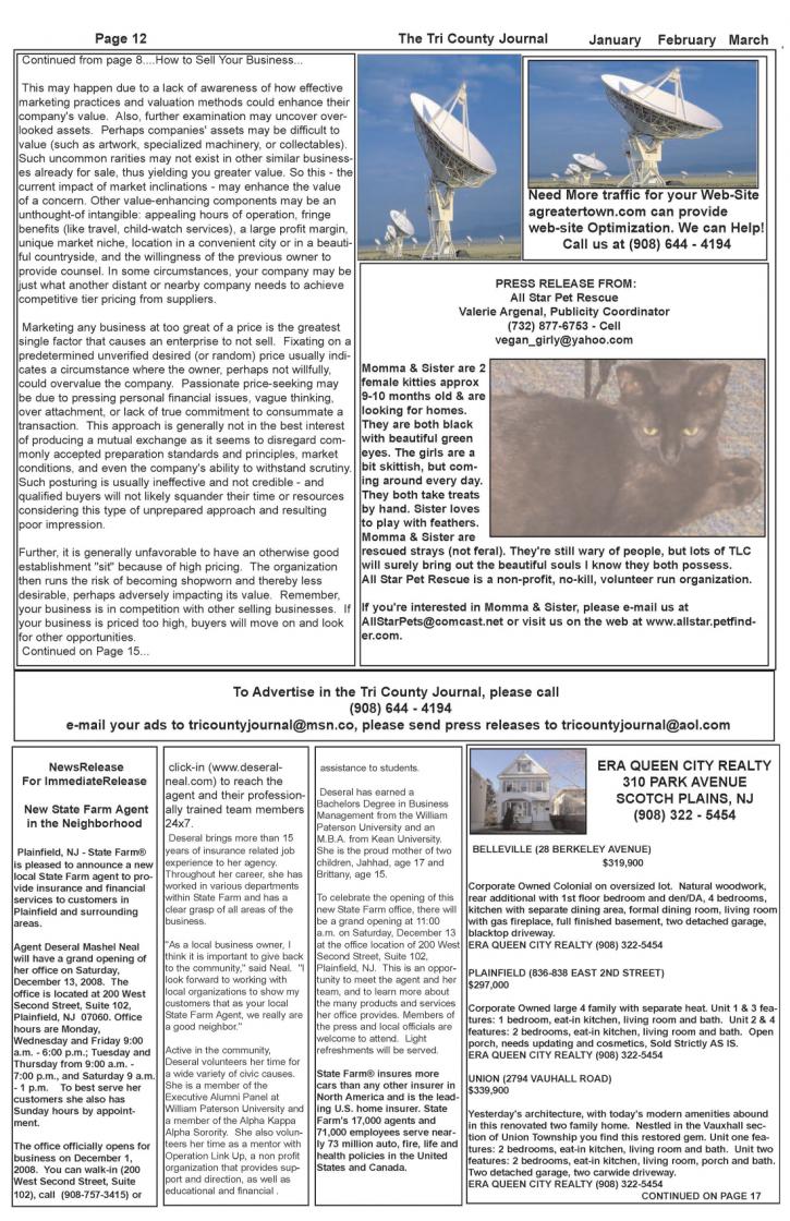 Image for TRICOUNTY JOURNAL JAN-FEB-MARCH 2009 with ID of: 96325