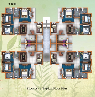 Image for 3 BHK 1675 sq.ft. ready to move  at Atala, Bhubaneswar with ID of: 991313