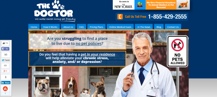 Image for emotional support animal with ID of: 997550